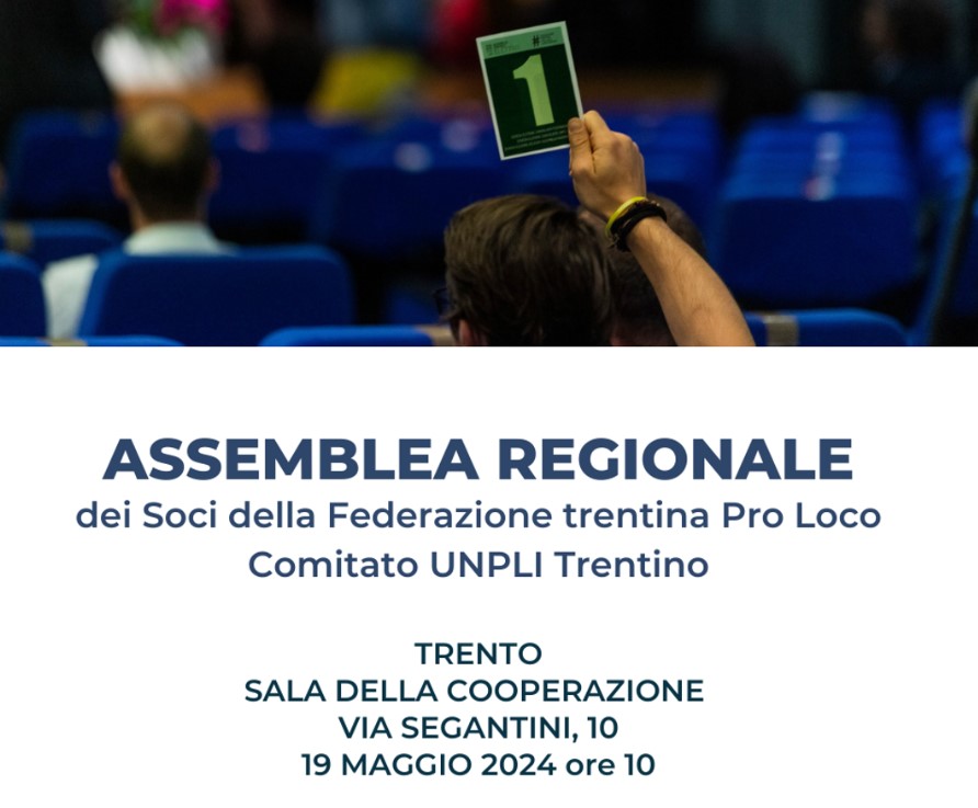 Assemblea regionale Pro Loco Trentine