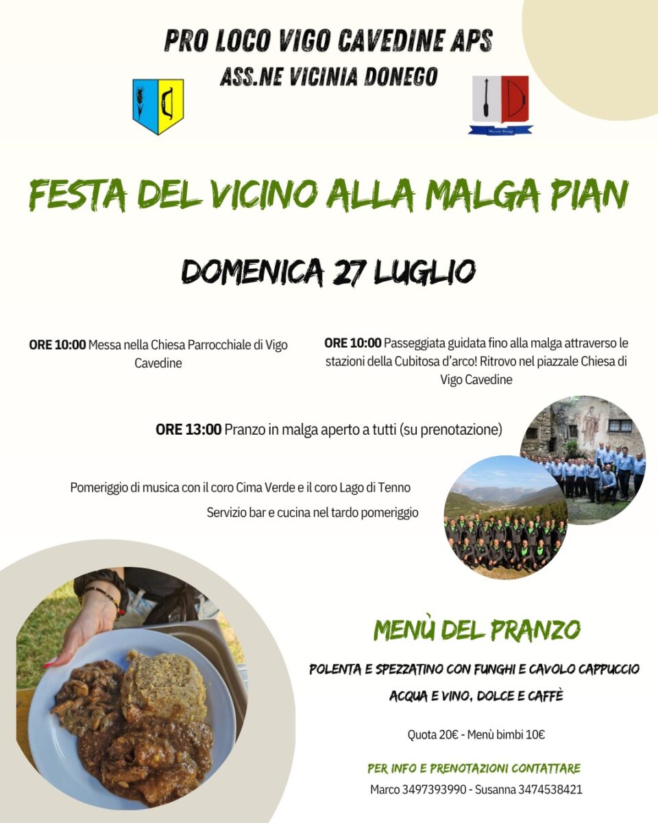 festa del vicino vigo cavedine