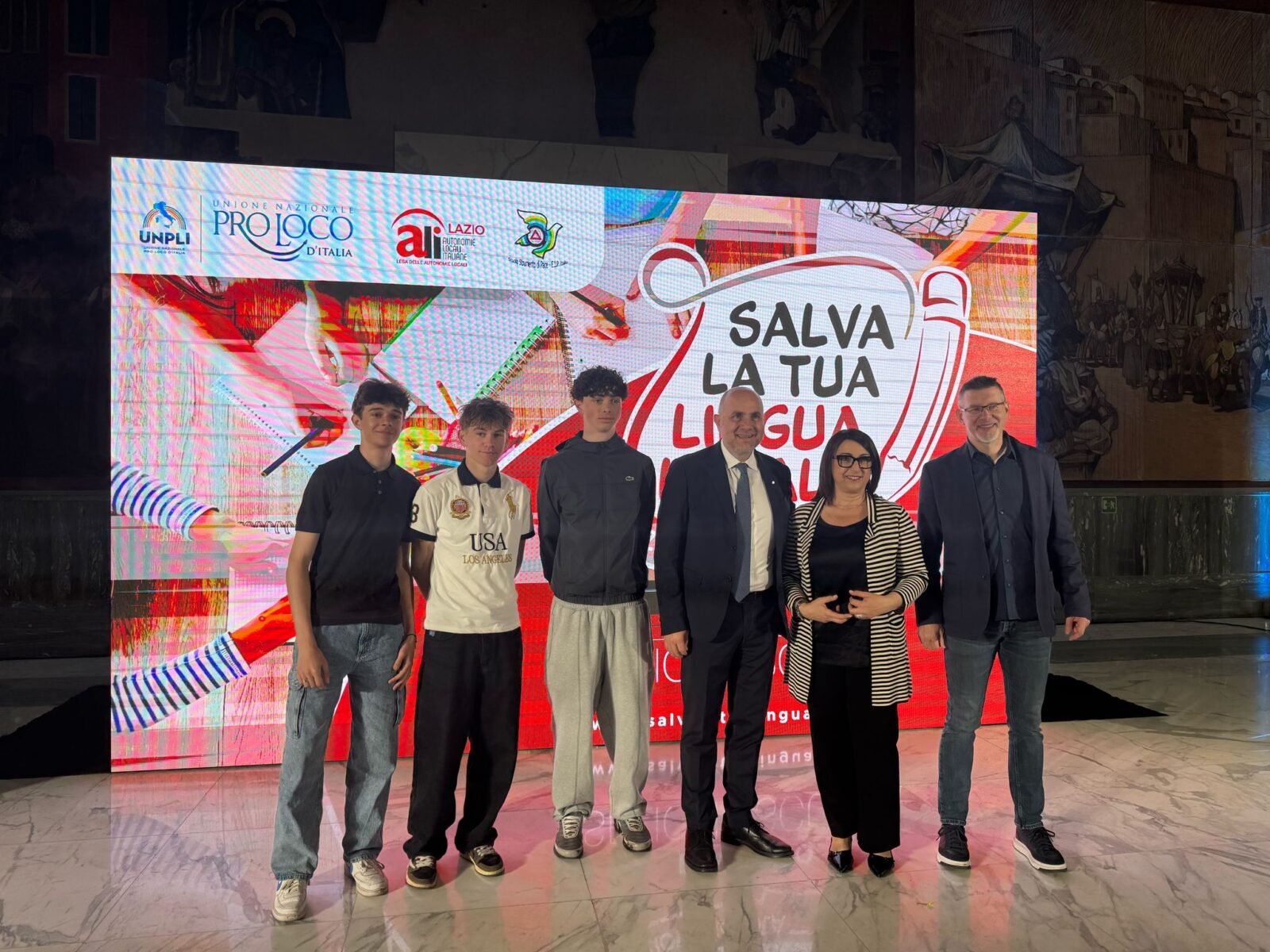 Concorso “Salva la tua Lingua Locale - scuole”: rap ladino premiato ieri a Roma dall’UNPLI
