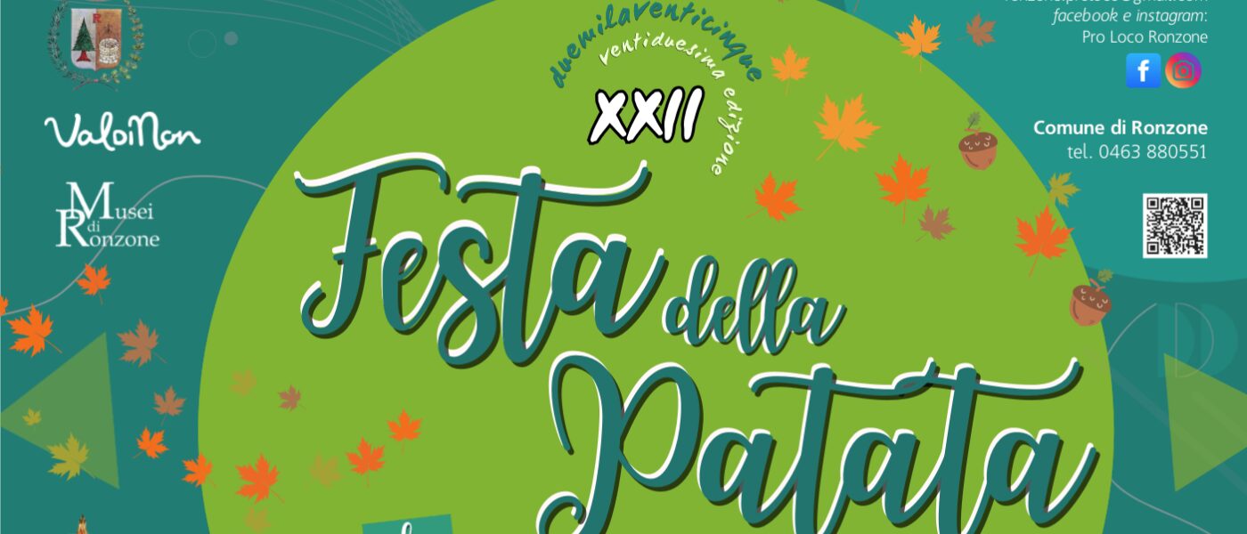 Festa patata Pro Loco Ronzone