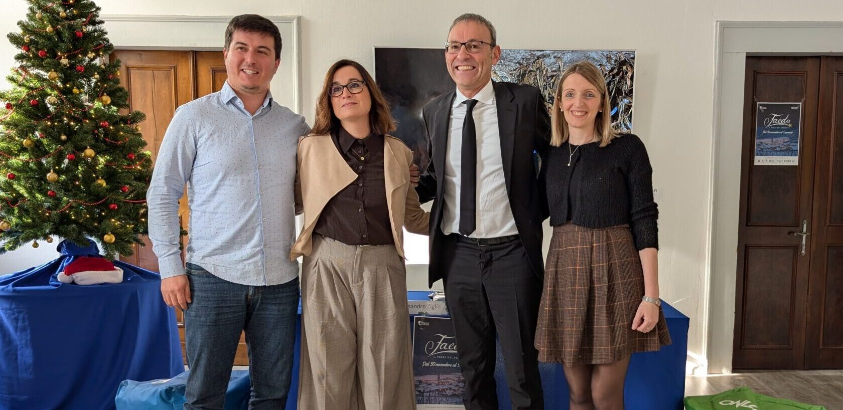 Relatori conferenza stampa Pro Loco Faedo