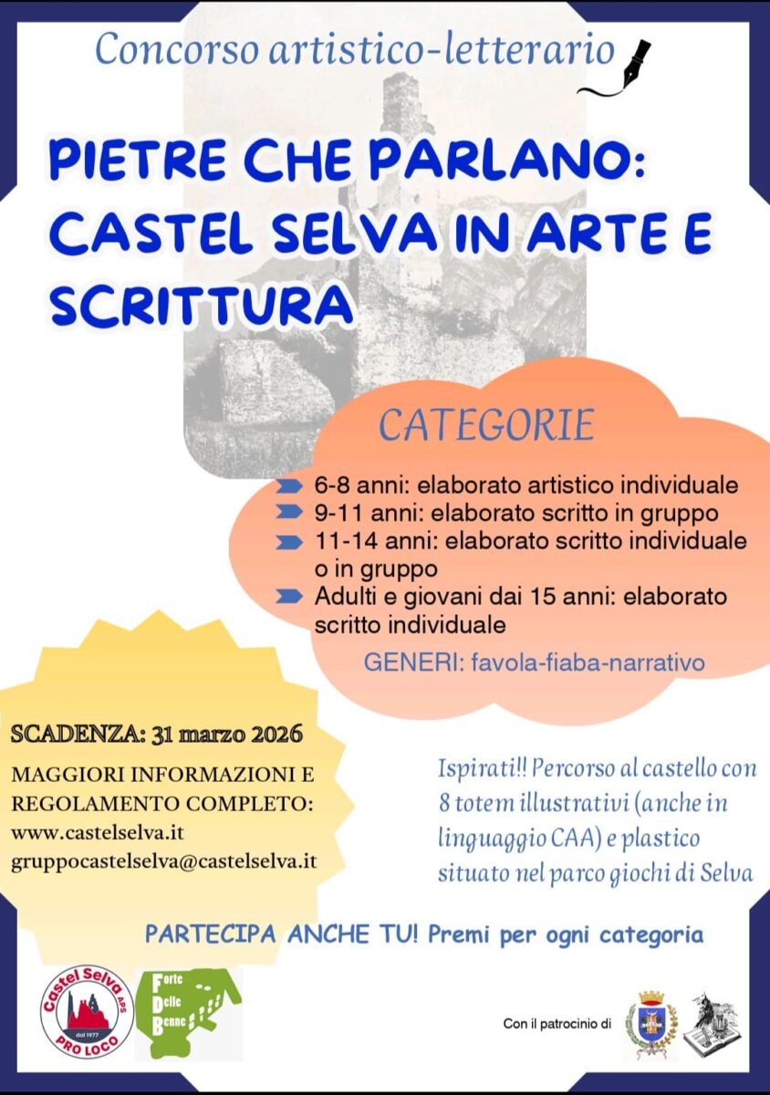 LOCANDINA PIETRE CHE PARLANO CASTEL SELVA